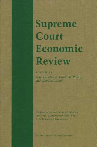 Beispielbild fr Supreme Court Economic Review, Volume 19 zum Verkauf von Iridium_Books