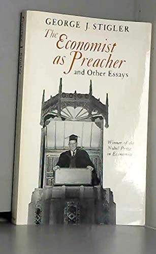 Stock image for The Economist As Preacher, and Other Essays for sale by Better World Books