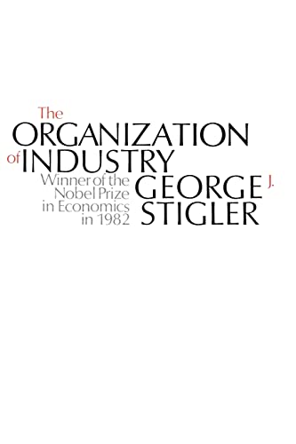Imagen de archivo de The Organization of Industry a la venta por Open Books