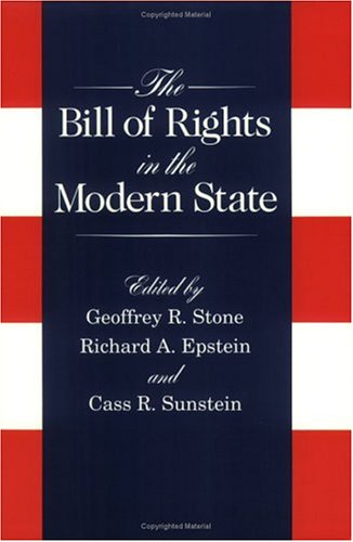 Imagen de archivo de The Bill of Rights in the Modern State a la venta por Open Books