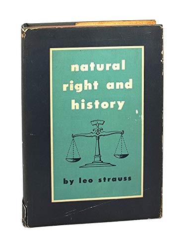 Imagen de archivo de Natural Right and History a la venta por BowNError