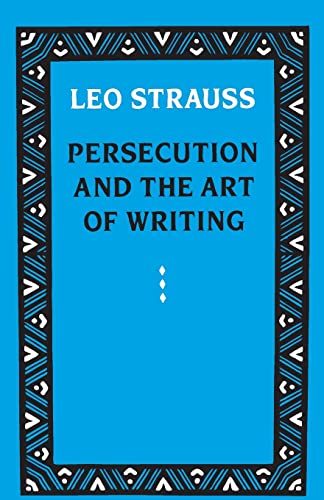 Beispielbild fr Persecution and the Art of Writing zum Verkauf von ZBK Books