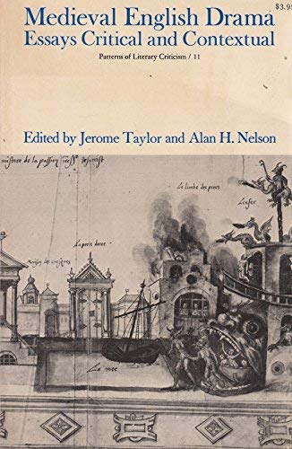 Beispielbild fr Medieval English Drama. Essays Critical and Contextual. Patterns of Lit. Criticism/11. zum Verkauf von Antiquariat Kai Gro