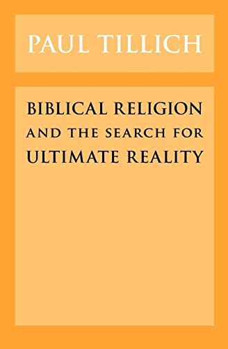 Beispielbild fr Biblical Religion and the Search for Ultimate Reality zum Verkauf von BooksRun