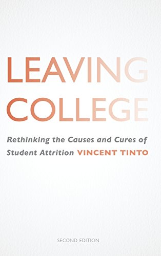 Beispielbild fr Leaving College : Rethinking the Causes and Cures of Student Attrition zum Verkauf von Better World Books