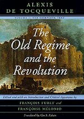 9780226805290: Old Regime & the Revolution V 1