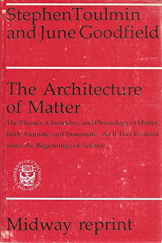 Imagen de archivo de The architecture of matter a la venta por Wonder Book