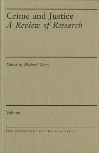 Imagen de archivo de Crime and Justice, Volume 27 Vol. 27 : A Review of Research a la venta por Better World Books