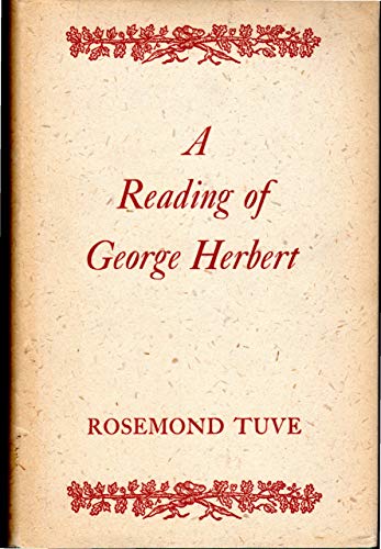 9780226818207: Reading of George Herbert