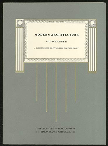 Imagen de archivo de Modern Architecture: A Guidebook for His Students to This Field of Art a la venta por ThriftBooks-Atlanta