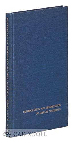 9780226902012: Deterioration and Preservation of Library Materials (Study in Library Science)