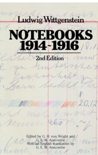 Imagen de archivo de Notebooks, 1914-1916 a la venta por ThriftBooks-Dallas