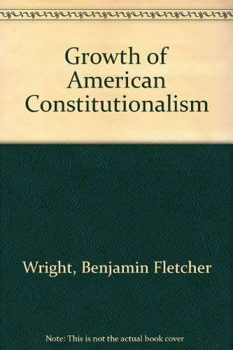 Imagen de archivo de Growth of American Constitutional Law a la venta por ThriftBooks-Dallas