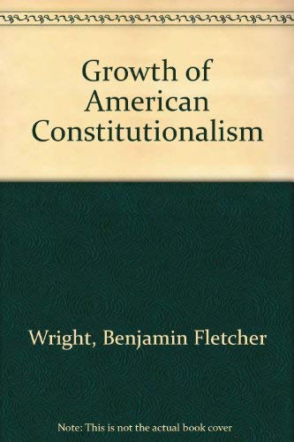 Stock image for Growth of American Constitutional Law for sale by ThriftBooks-Dallas