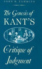 9780226978543: The Genesis of Kant's Critique of Judgment