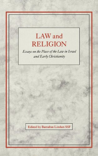 Beispielbild fr Law and Religion: Essays on the Place of the Law in Israel and Early Christianity zum Verkauf von Powell's Bookstores Chicago, ABAA