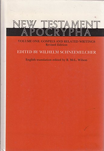 Beispielbild fr New Testament Apocrypha: Gospels and Related Writings v.1: Gospels and Related Writings Vol 1 zum Verkauf von WorldofBooks