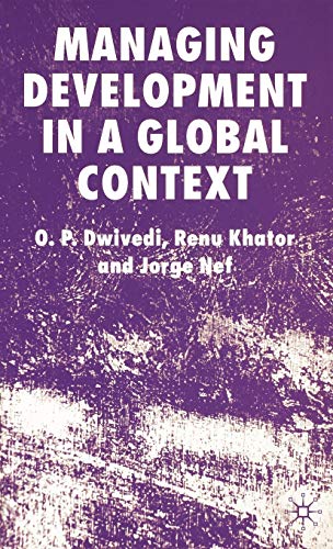 9780230000056: Managing Development in a Global Context