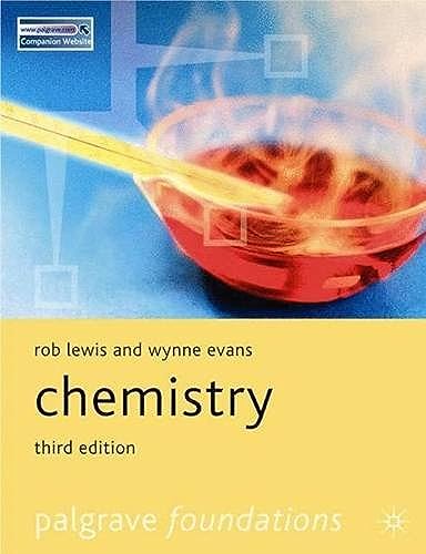 Stock image for Chemistry (Palgrave Foundations Series) for sale by AwesomeBooks