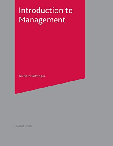 Beispielbild fr Introduction to Management zum Verkauf von Better World Books