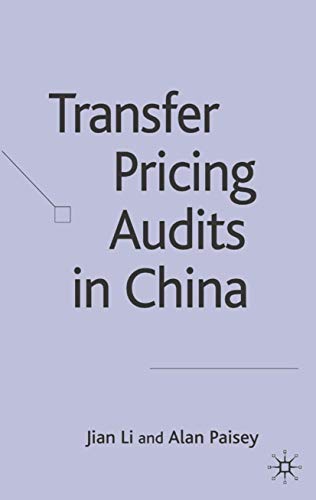 9780230001961: Transfer Pricing Audits in China