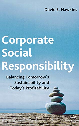 9780230002203: Corporate Social Responsibility: Balancing Tomorrow's Sustainability and Today's Profitability
