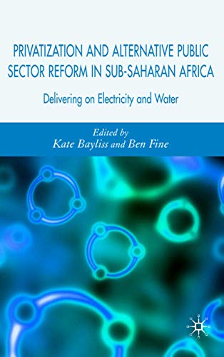 Stock image for Privatization and Alternative Public Sector Reform in Sub-Saharan Africa: Delivery on Electricity and Water for sale by Dave's Books