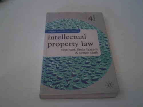 Imagen de archivo de Intellectual Property Law a la venta por Ammareal
