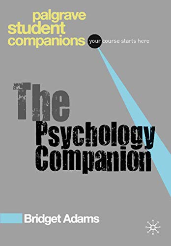 Imagen de archivo de The Psychology Companion (Palgrave Student Companions Series) a la venta por Goldstone Books