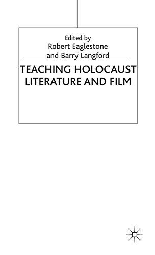 Beispielbild fr TEACHING HOLOCAUST LITERATURE AND FILM. zum Verkauf von Burwood Books