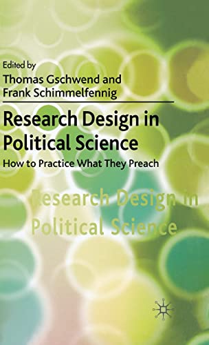 Stock image for Research Design in Political Science: How to Practice what they Preach for sale by Books From California