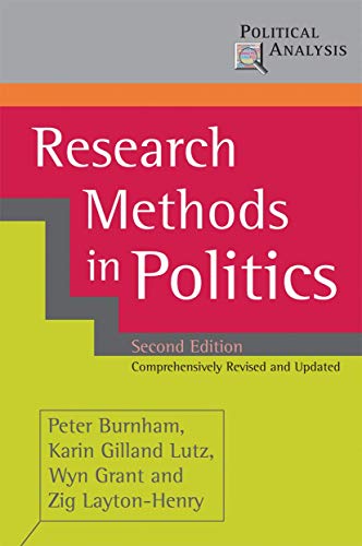 9780230019843: Research Methods in Politics (Political Analysis, 42)