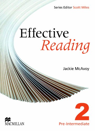 EFFECTIVE READING 2 Pre-int Sb (9780230029156) by Mcavoy, J.; Miles, S.