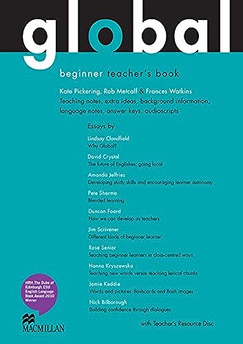 Global Beginners Teacher Book + Test CD Pack (9780230032897) by Katee Pickering