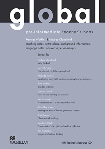 9780230033160: Global Pre Intermediate Teacher's Book Pack