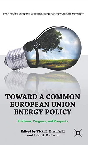 Stock image for Toward a Common European Union Energy Policy: Problems; Progress; and Prospects for sale by Ria Christie Collections