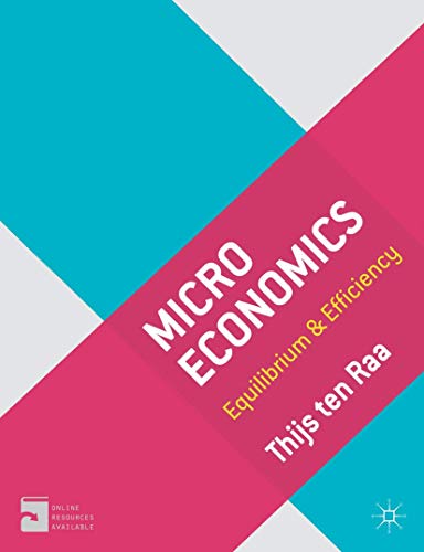 Imagen de archivo de Microeconomics: Equilibrium and Efficiency a la venta por Y-Not-Books