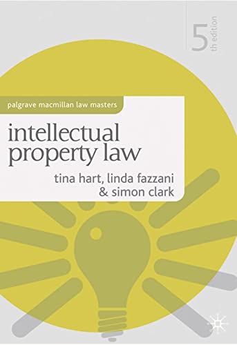 Imagen de archivo de Intellectual Property Law (Palgrave Macmillan Law Masters) a la venta por Bestsellersuk