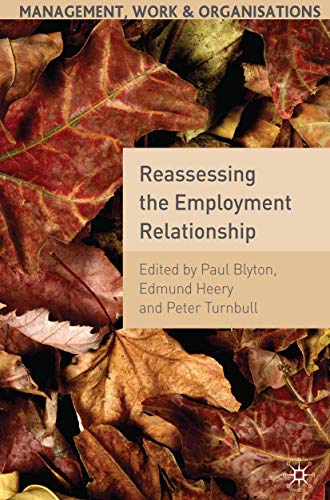 Beispielbild fr Reassessing the Employment Relationship (Management, Work and Organisations) zum Verkauf von AwesomeBooks