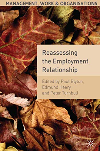 Stock image for Reassessing the Employment Relationship for sale by Better World Books: West