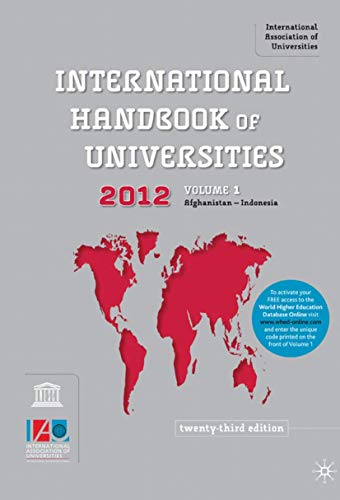 9780230223479: International Handbook of Universities