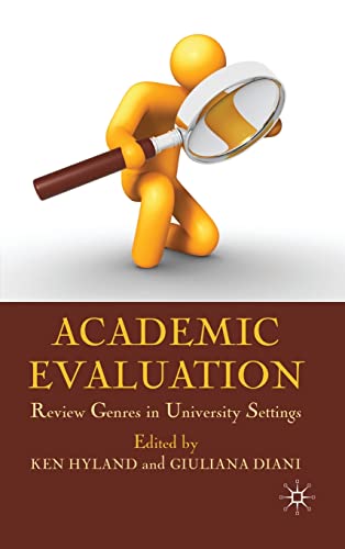 Imagen de archivo de Academic Evaluation: Review Genres in University Settings a la venta por Ergodebooks