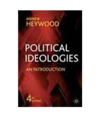 Beispielbild fr Political Idealogies 4e Indian ed zum Verkauf von AwesomeBooks