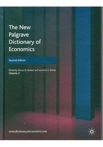 9780230226388: The New Palgrave Dictionary of Economics