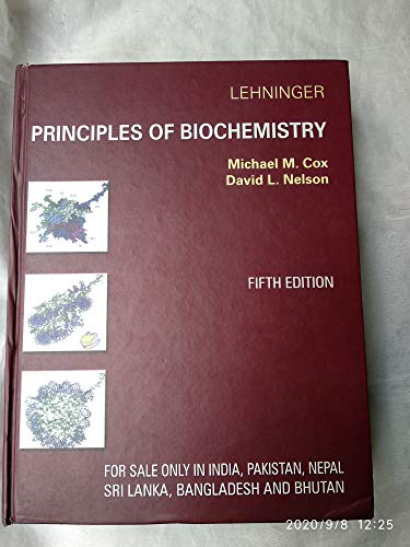 Beispielbild fr Principles of Biochemistry Fifth Edition (Hardbound International Edition) zum Verkauf von Irish Booksellers