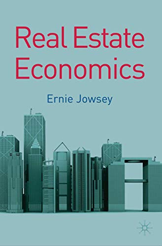 Imagen de archivo de Real Estate Economics a la venta por AwesomeBooks