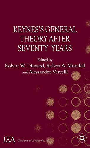 Stock image for Keynes's General Theory After Seventy Years for sale by Ria Christie Collections