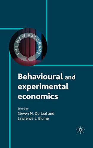 Stock image for Behavioural and Experimental Economics (The New Palgrave Economics Collection) for sale by Midtown Scholar Bookstore