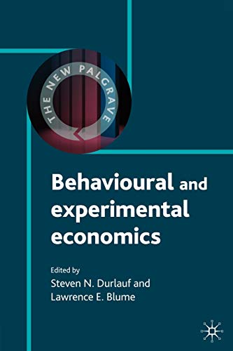 9780230238688: Behavioural and Experimental Economics (The New Palgrave Economics Collection)