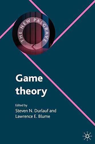 Stock image for Game Theory (The New Palgrave Economics Collection) for sale by GF Books, Inc.